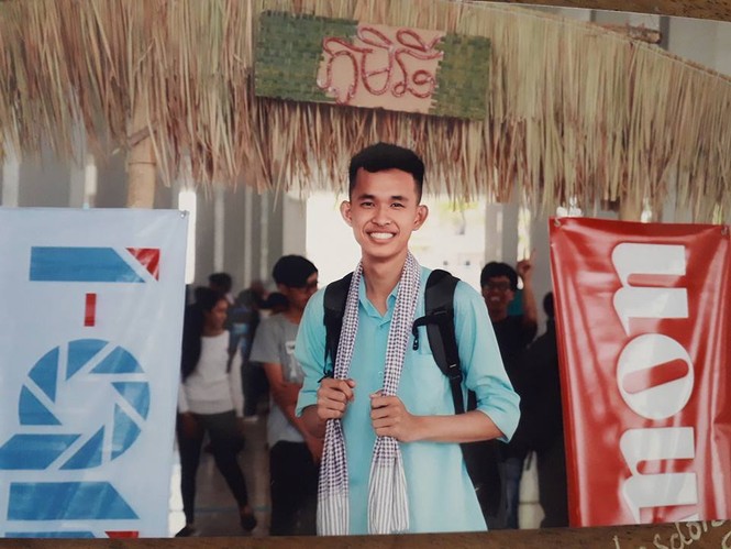 Phó Chủ tịch Hội Sinh viên Campuchia tại Việt Nam đang học tại Đại học Xây dựng - ảnh 1