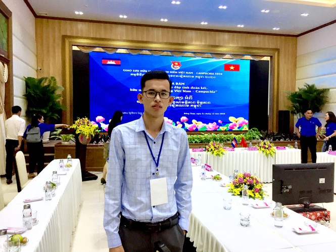 Phó Chủ tịch Hội Sinh viên Campuchia tại Việt Nam đang học tại Đại học Xây dựng - ảnh 8