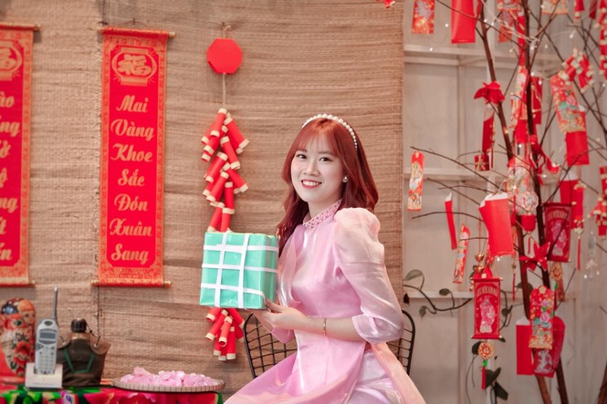 Thiếu nữ xứ Quảng trong áo dài truyền thống những ngày đầu Xuân - ảnh 3