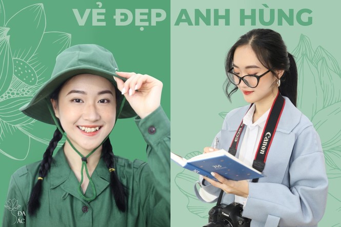 Vẻ đẹp ấn tượng của phụ nữ Việt qua triển lãm nghệ thuật của sinh viên trường Báo - ảnh 4