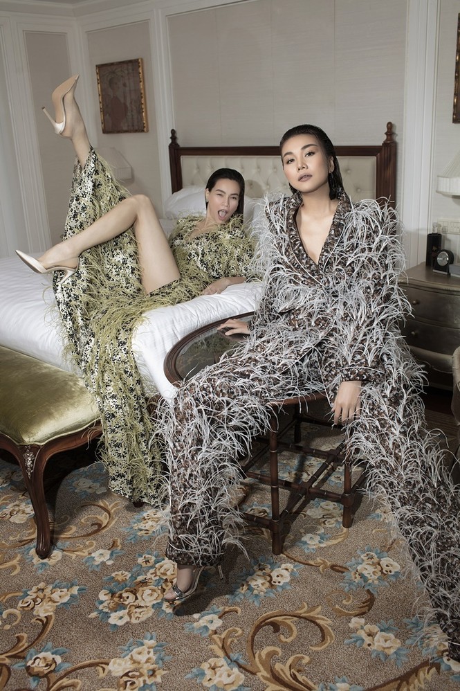 Hà Hồ mang bụng bầu chụp ảnh thời trang cho tạp chí danh giá Vogue (Pháp) - ảnh 4