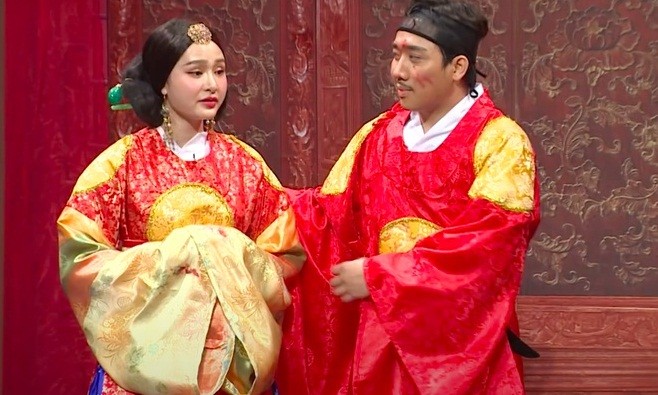 Đến Trấn Thành cũng phải bật cười trước sự ngây ngô của “cung nữ” Hiền Hồ - ảnh 2