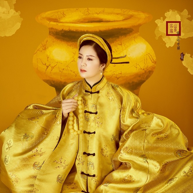 Đinh Hiền Anh hóa mỹ nhân thời xưa đẹp mơ màng trong bộ ảnh đón tuổi mới - ảnh 2