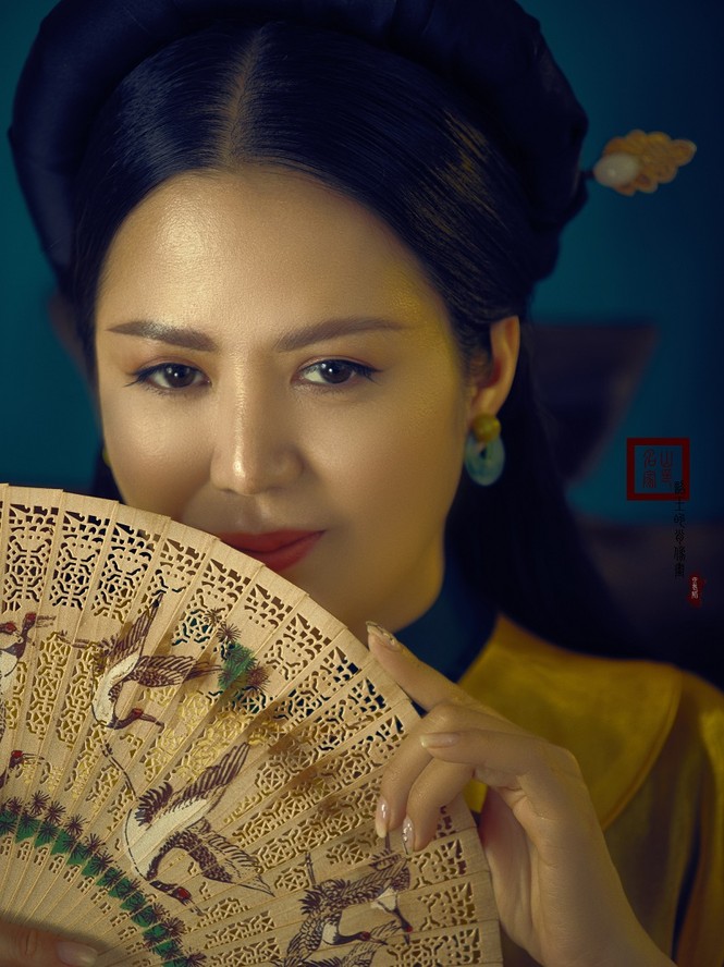 Đinh Hiền Anh hóa mỹ nhân thời xưa đẹp mơ màng trong bộ ảnh đón tuổi mới - ảnh 5