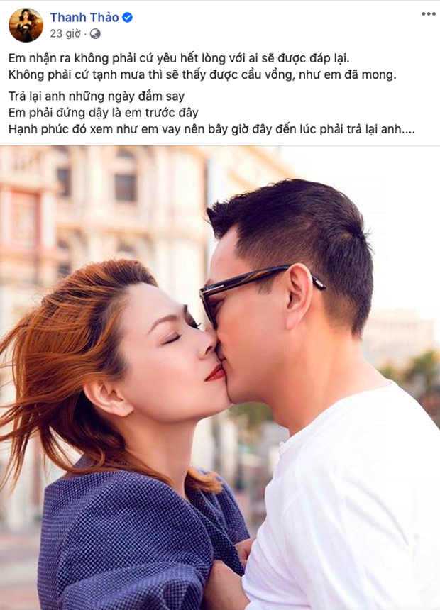 Thanh Thảo bỗng dưng úp mở chuyện hôn nhân trục trặc, sự thật ra sao? - ảnh 1