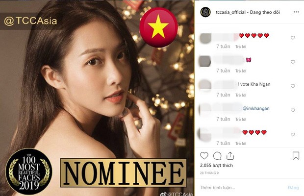 Khả Ngân bất ngờ được đề cử vào top 100 gương mặt đẹp nhất châu Á - ảnh 1