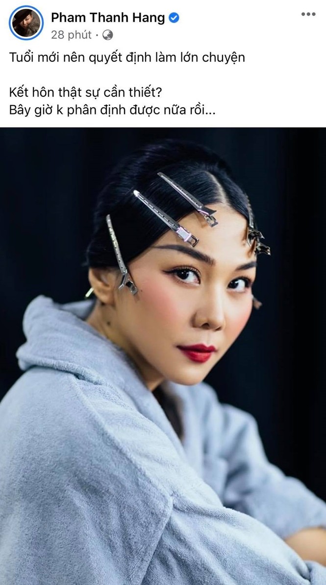 Thanh Hằng úp mở chuyện kết hôn, chàng trai nào đủ khiến siêu mẫu muốn lấy chồng? - ảnh 1