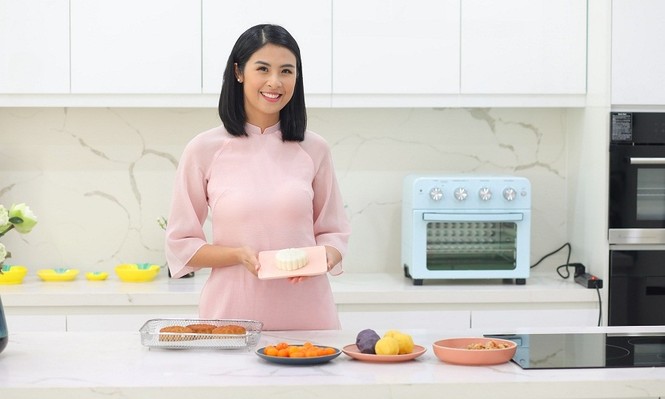 Còn chưa kết hôn nhưng Hoa hậu Ngọc Hân đã khoe tài nội trợ khéo léo chẳng kém ai - ảnh 1