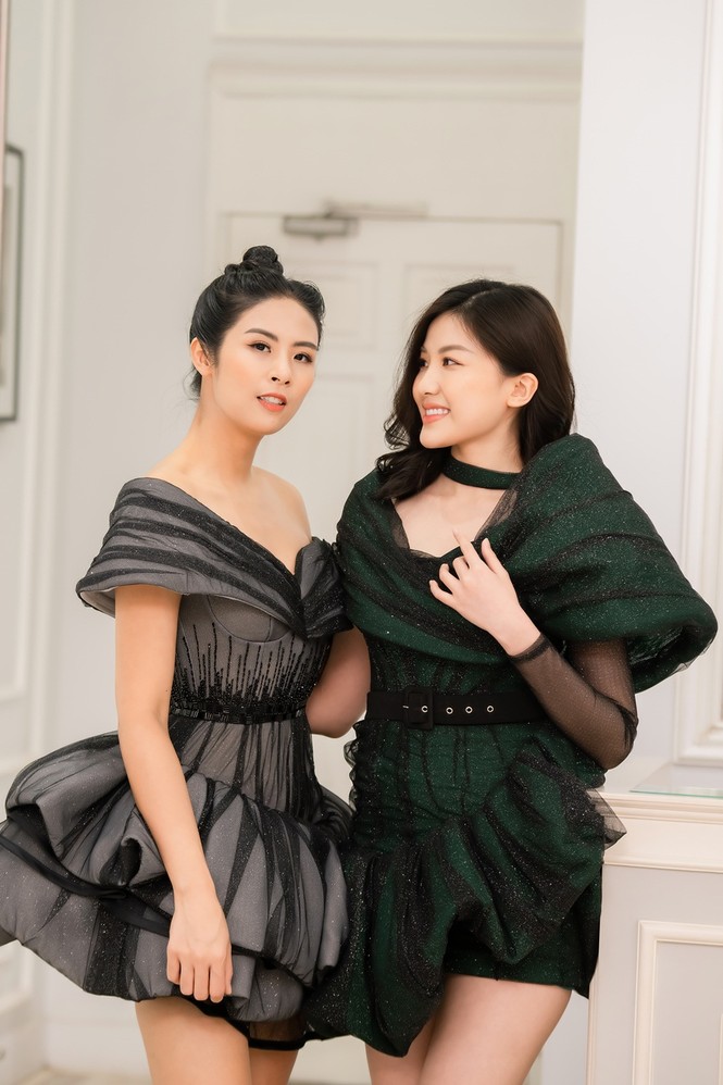 Ngọc Hân, chị em Á hậu Trà My - Thanh Tú rủ nhau shopping gây quỹ ủng hộ miền Trung - ảnh 2