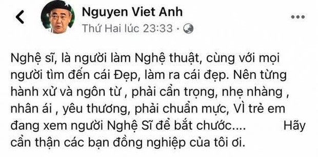 Sau màn đáp trả gay gắt, Cát Phượng đã công khai xin lỗi nghệ sĩ Việt Anh - ảnh 2