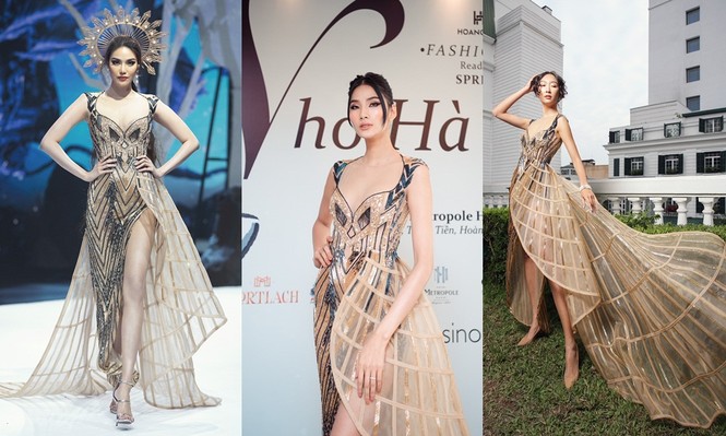 Chiếc váy này có gì đặc biệt mà ba mỹ nhân Lan Khuê, Hoàng Thùy, Thanh Khoa đua nhau mặc? - ảnh 5