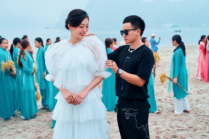 Bí quyết nào giúp Á hậu Phương Nga rạng rỡ khi trình diễn áo dài giữa mùa Đông lạnh giá? - ảnh 5