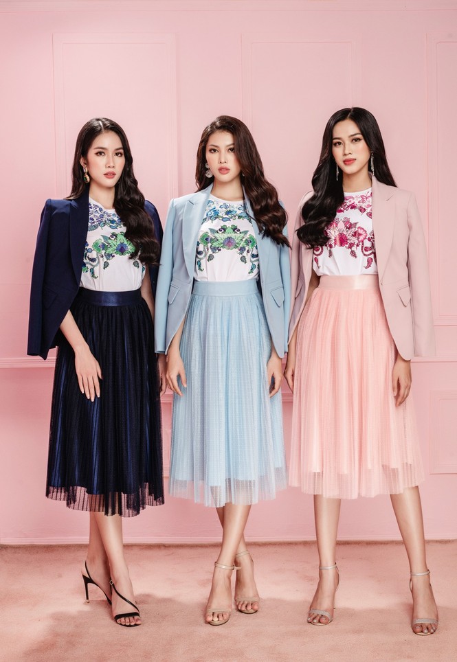 Hoa hậu Đỗ Thị Hà cùng hai Á hậu chọn gì để diện Tết và mùa lễ hội cuối năm? - ảnh 2