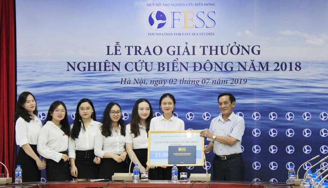 Báo Tiền Phong đạt giải xuất sắc viết về biển Đông - ảnh 1