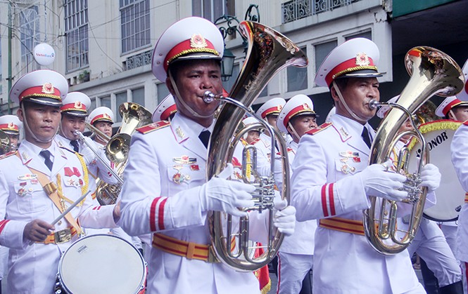 Oai phong khối Quân nhạc trong ngày Tết Độc lập - ảnh 5