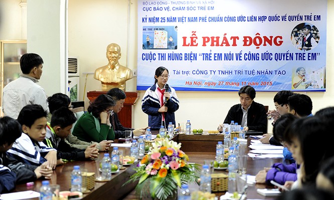 Thi hùng biện Công ước quyền trẻ em - ảnh 3