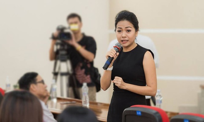 Thí sinh Hoa khôi Sinh viên Việt Nam 2017 giao lưu khởi nghiệp với doanh nhân trẻ - ảnh 4