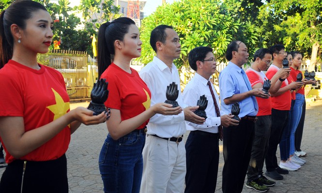 Dâng hương tượng đài đội Hoàng Sa kiêm quản Bắc Hải - ảnh 4
