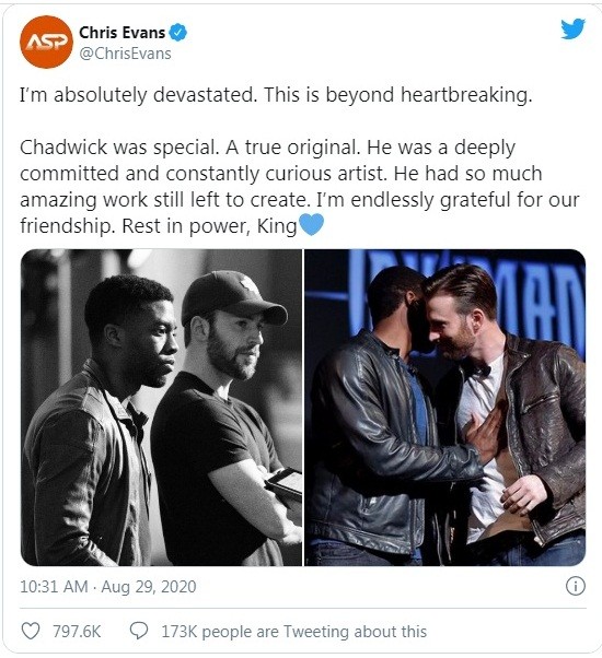 Chadwick Boseman: Lời tưởng nhớ của các diễn viên Marvel sau cái chết
