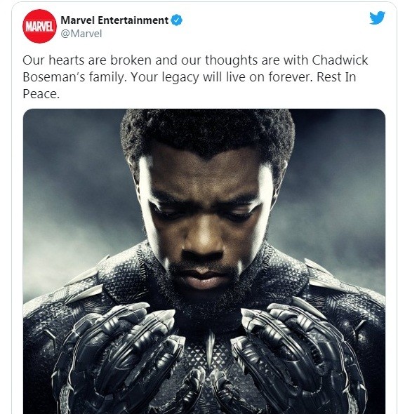 Chadwick Boseman: Lời tưởng nhớ của các diễn viên Marvel sau cái chết