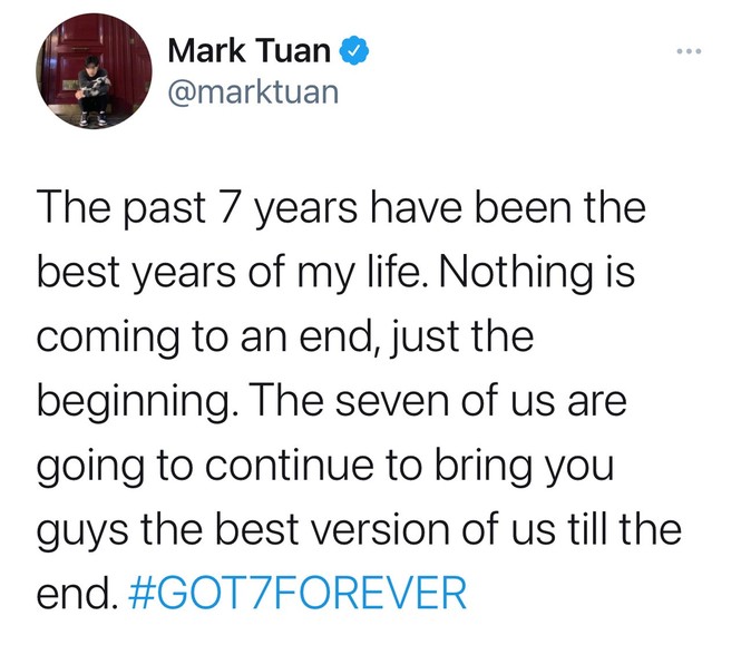 GOT7 trấn an fan trước