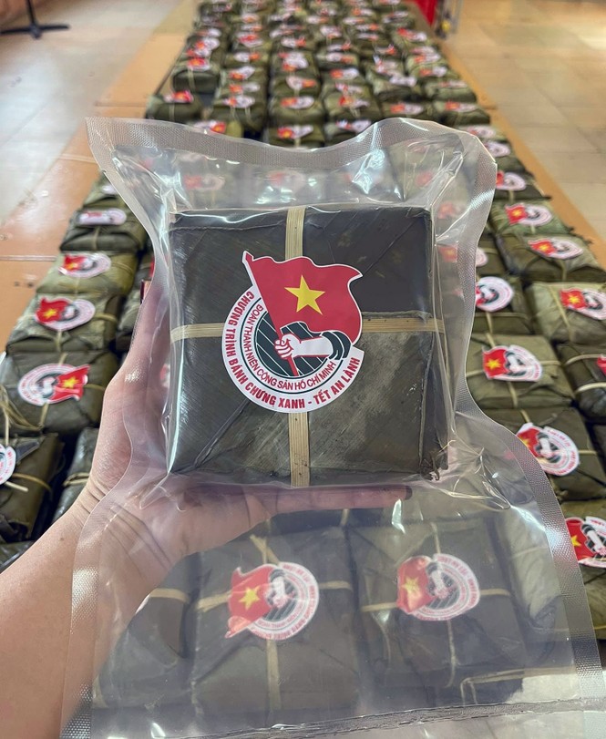 Hàng nghìn bánh chưng xanh gửi người dân và các lực lượng phòng chống dịch COVID-19 - ảnh 3
