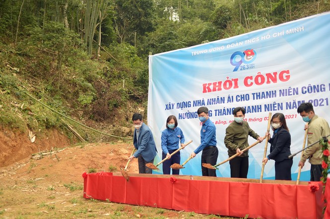 Khởi công xây tặng “Ngôi nhà 100 đồng” cho thanh niên Cao Bằng - ảnh 6