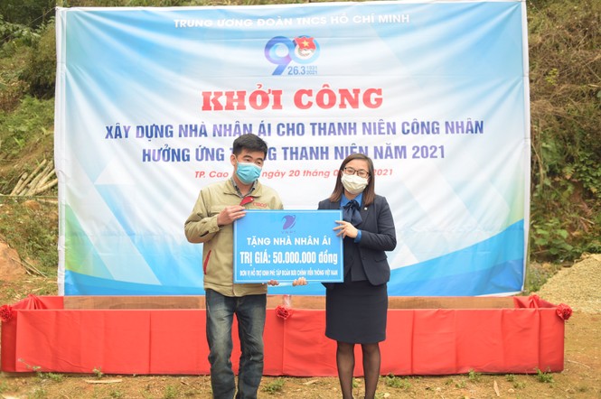 Khởi công xây tặng “Ngôi nhà 100 đồng” cho thanh niên Cao Bằng - ảnh 7