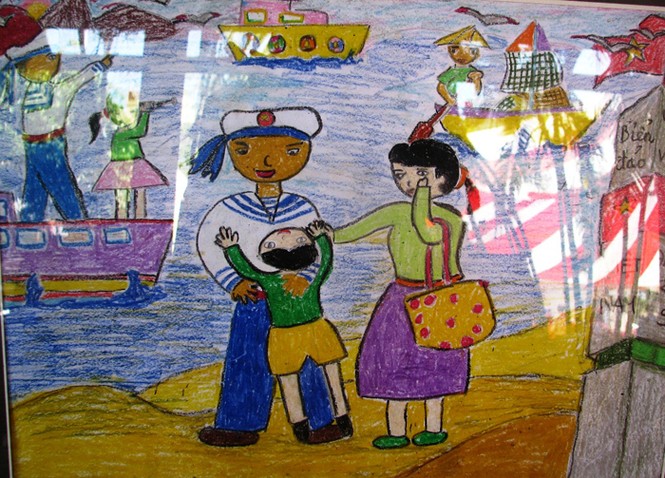 Xúc động hình ảnh Hoàng Sa, Trường Sa trong mắt trẻ thơ - ảnh 4