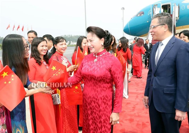 Chủ tịch Quốc hội Nguyễn Thị Kim Ngân đến thủ đô Bắc Kinh, Trung Quốc - ảnh 2