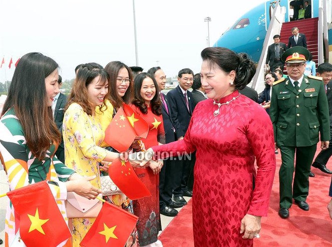 Chủ tịch Quốc hội Nguyễn Thị Kim Ngân đến thủ đô Bắc Kinh, Trung Quốc - ảnh 3