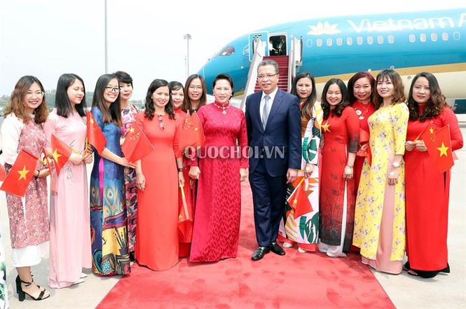 Chủ tịch Quốc hội Nguyễn Thị Kim Ngân đến thủ đô Bắc Kinh, Trung Quốc - ảnh 6