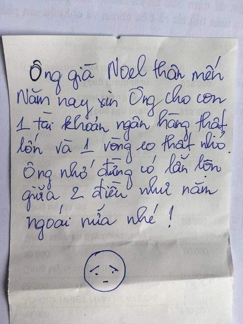 Ông già Noel 'chết ngất' khi nhận được tâm thư xin quà của các bạn nhỏ - ảnh 2