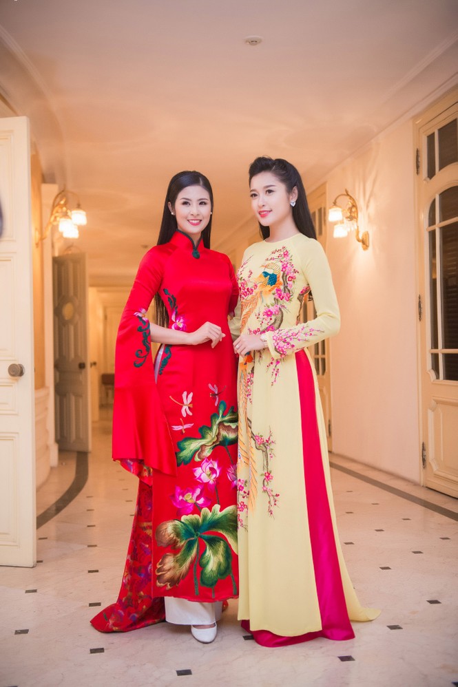 Hoa hậu Ngọc Hân hội ngộ Á hậu Huyền My tại Hà Nội - ảnh 13