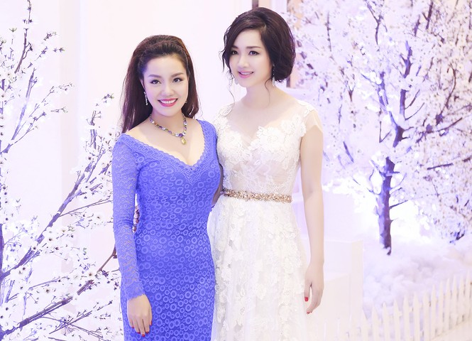 Hoa hậu Giáng My tự tin song ca cùng ca sĩ Ngọc Anh - ảnh 6