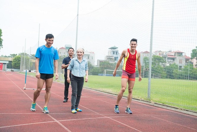 Phương Thanh thi chạy, bắn súng với vận động viên Seagames - ảnh 4