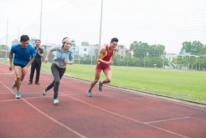 Phương Thanh thi chạy, bắn súng với vận động viên Seagames - ảnh 5