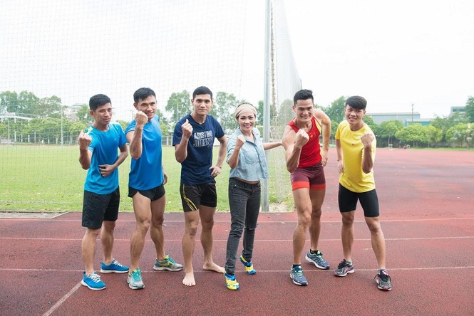 Phương Thanh thi chạy, bắn súng với vận động viên Seagames - ảnh 6