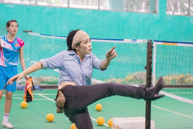 Phương Thanh thi chạy, bắn súng với vận động viên Seagames - ảnh 13