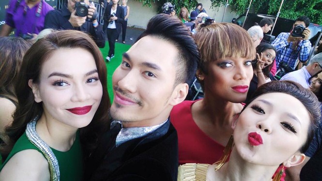 Tóc Tiên, Hà Hồ 'tự sướng' cùng Tyra Banks ở Mỹ - ảnh 10