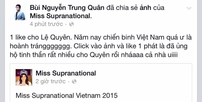 Sao Việt đồng loạt kêu gọi bình chọn cho Lệ Quyên - ảnh 6