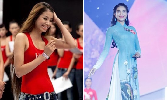 Nhan sắc 'vịt hóa thiên nga' của Phạm Hương gây chú ý - ảnh 7