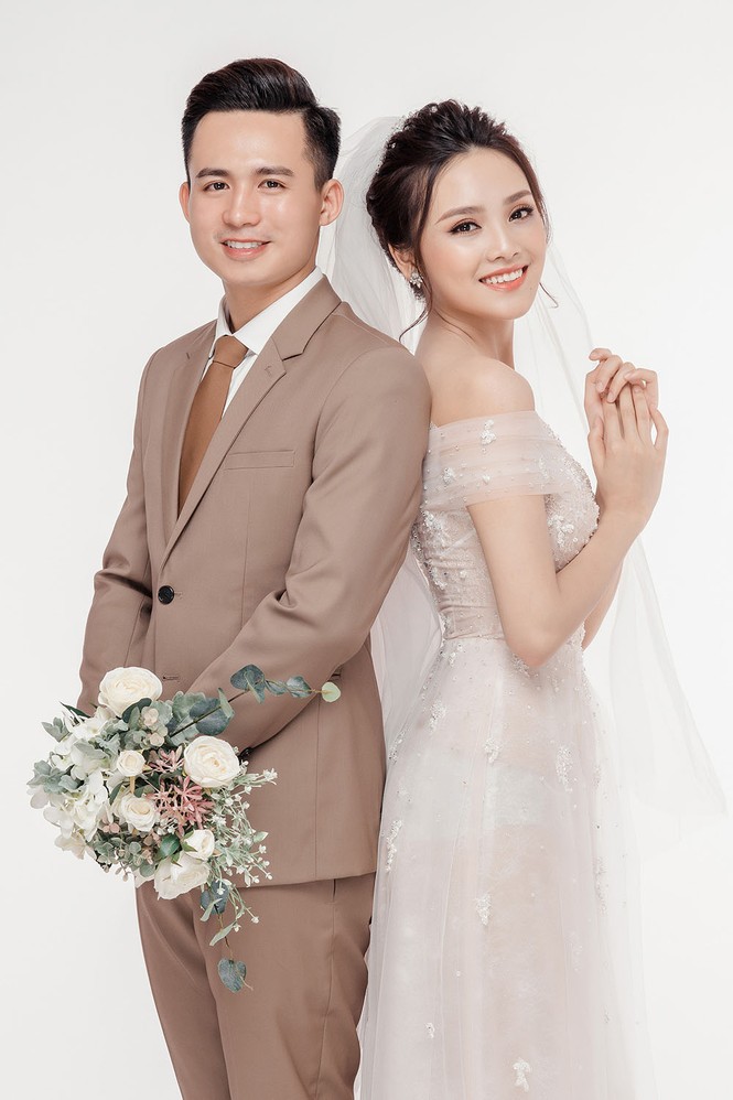 Ảnh cưới lung linh của Top 10 HHVN Tố Như và 'hot boy cảnh sát' - ảnh 8