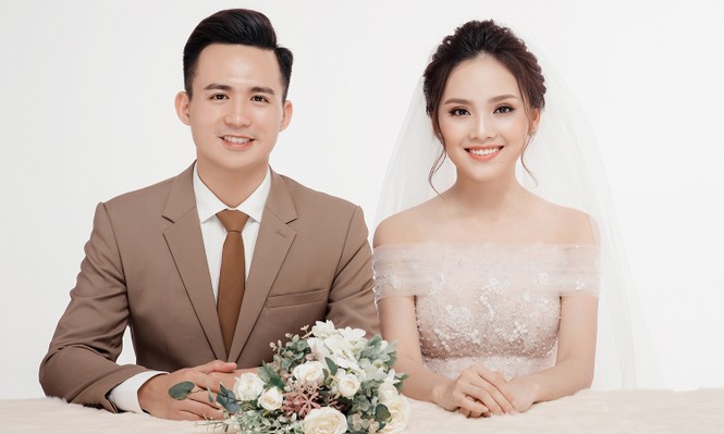 Ảnh cưới lung linh của Top 10 HHVN Tố Như và 'hot boy cảnh sát' - ảnh 9