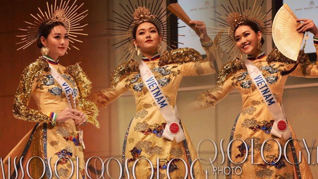 Cận cảnh bộ quốc phục đẹp nhất Hoa hậu Quốc tế 2019 của Tường San - ảnh 2