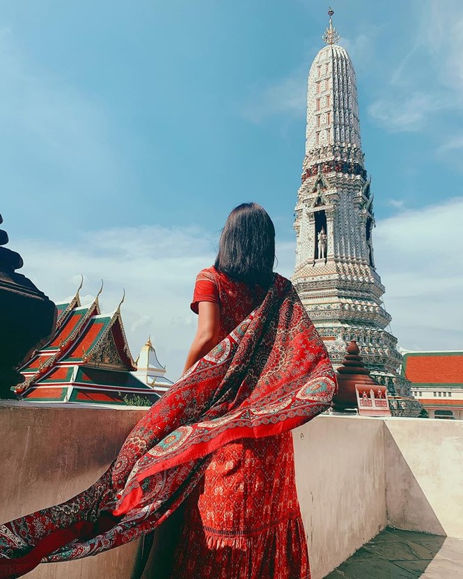 Á hậu Mâu Thuỷ: Ngồi ở Thái Lan ủng hộ Việt Nam 'quyết chiến' - ảnh 2