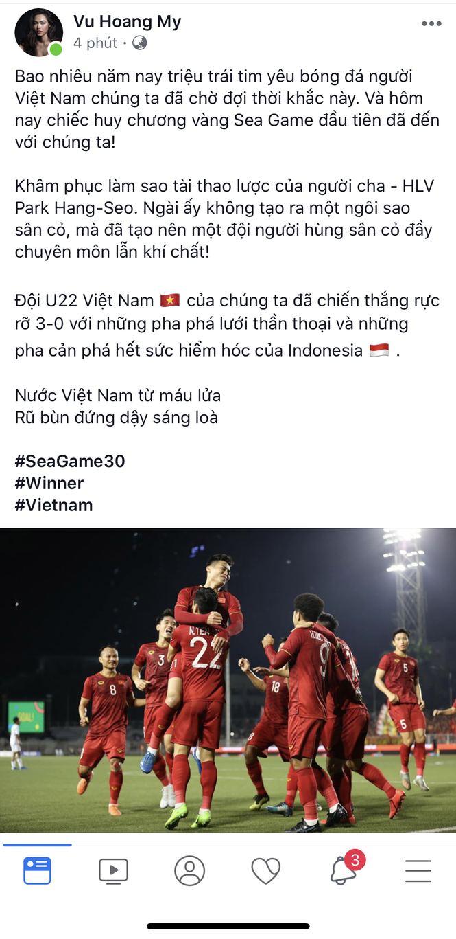 Dàn Hoa - Á hậu 'vỡ oà', khâm phục tài thao lược của HLV Park Hang Seo - ảnh 5
