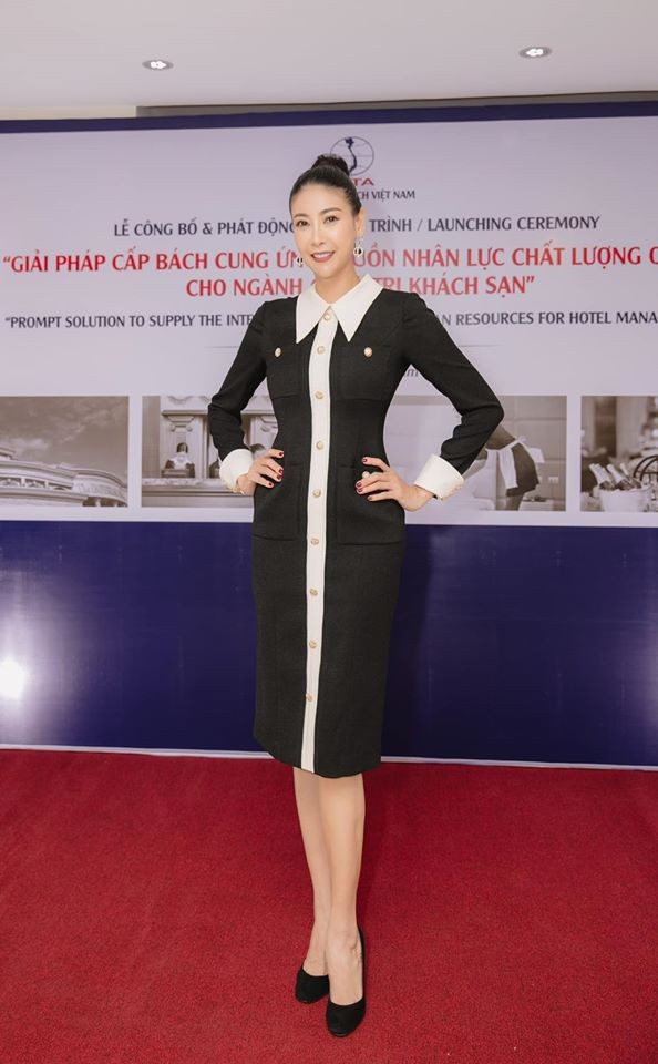 Hoa hậu Diễm Hương diện váy hồng trễ nải 'bỏng mắt' khiến fans 'phát sốt' - ảnh 8