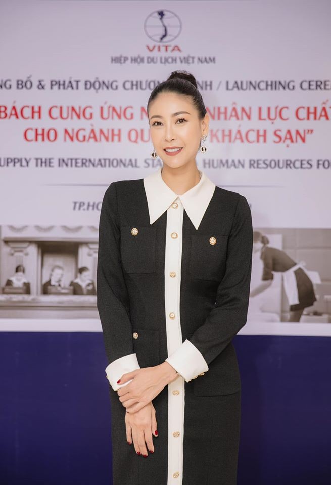 Hoa hậu Diễm Hương diện váy hồng trễ nải 'bỏng mắt' khiến fans 'phát sốt' - ảnh 9