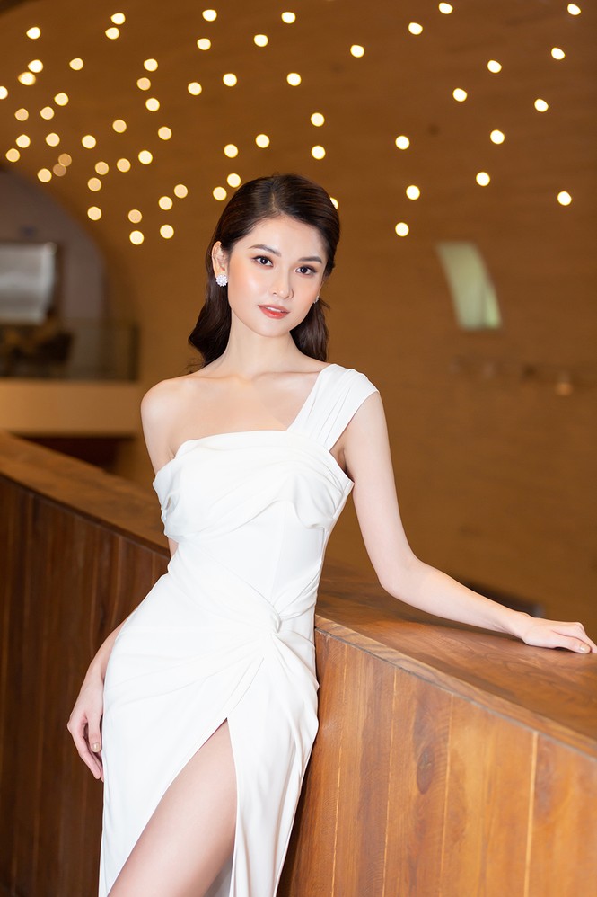 Người đẹp Thể thao Phù Bảo Nghi diện váy xẻ táo bạo, đọ sắc đàn chị Ngọc Hân-Thuỳ Dung - ảnh 6